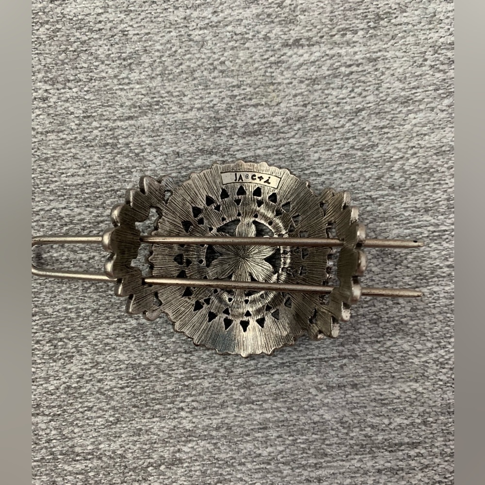 Chloe + Isabel & Jen Atkin Turquoise and silver bun cuff hair accessory - Picture 3 of 5